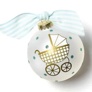 Welcome Little One Carriage Boy Ornament