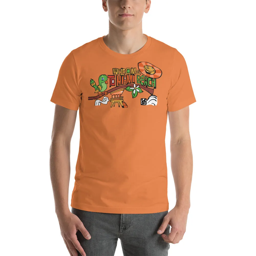 Welcome to Miami Beach - Lebo Short-Sleeve Unisex T-Shirt