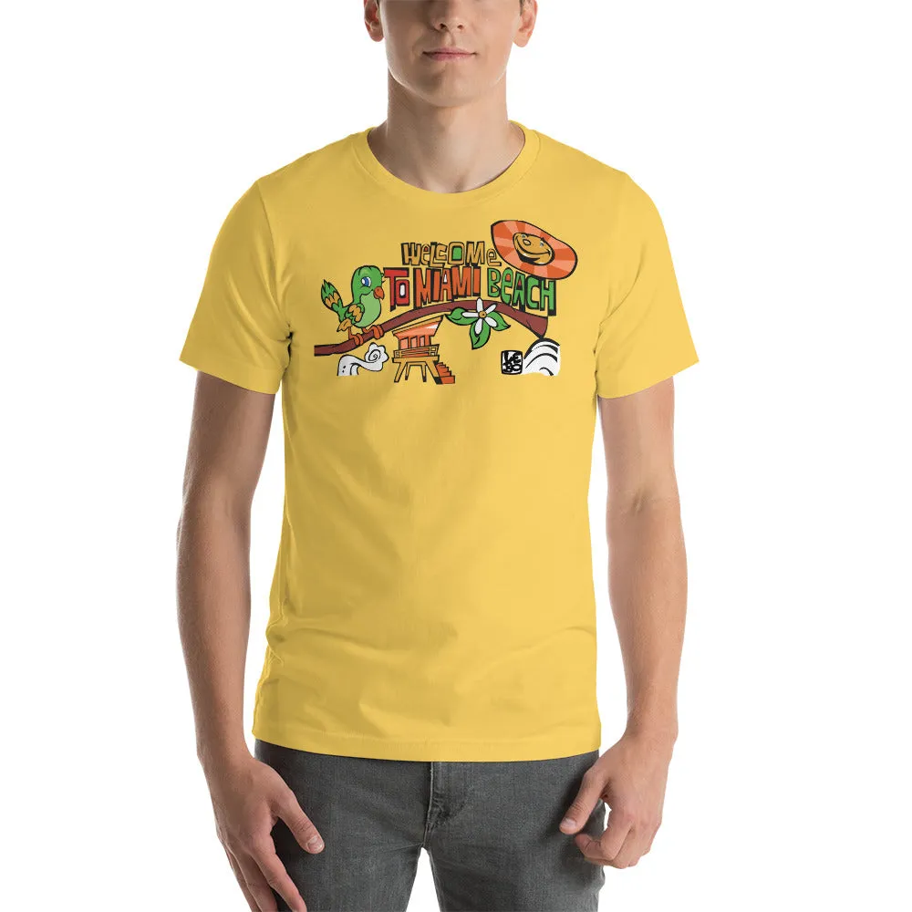 Welcome to Miami Beach - Lebo Short-Sleeve Unisex T-Shirt