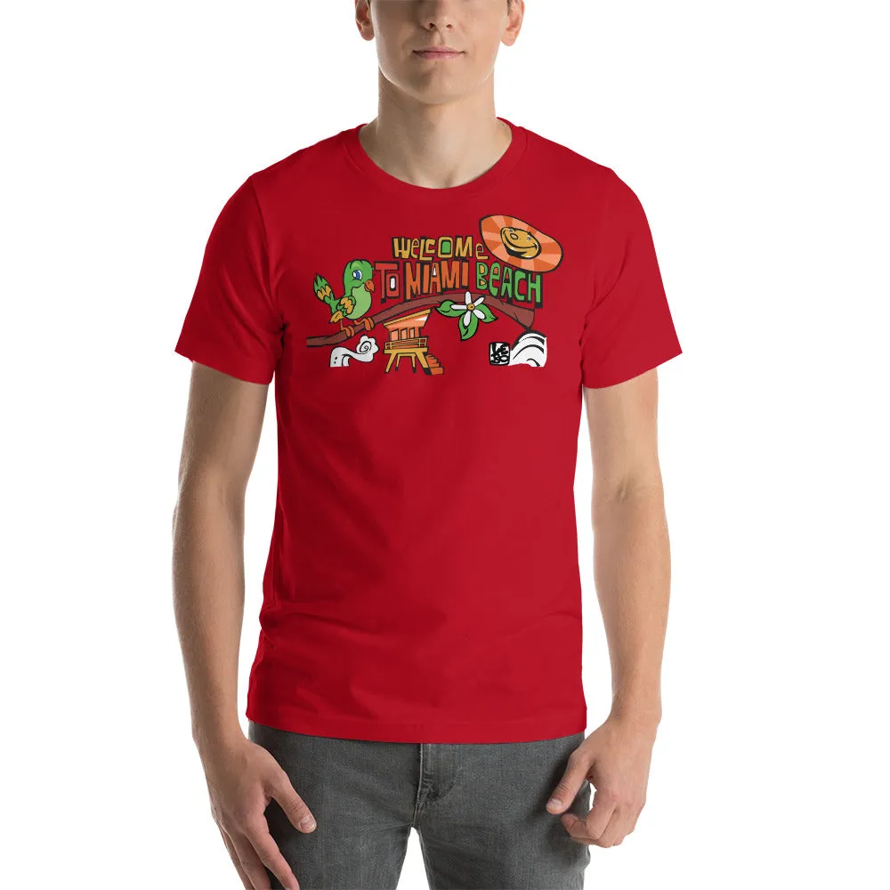 Welcome to Miami Beach - Lebo Short-Sleeve Unisex T-Shirt
