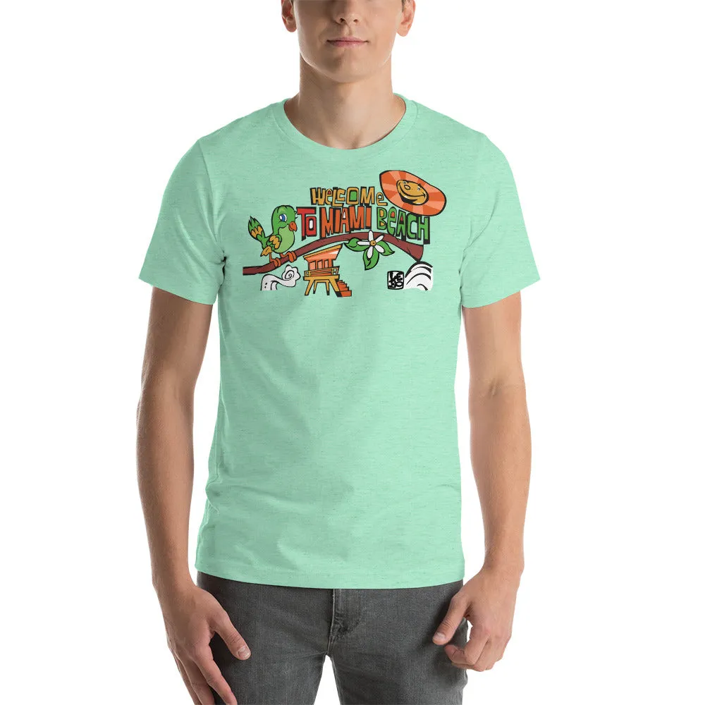 Welcome to Miami Beach - Lebo Short-Sleeve Unisex T-Shirt