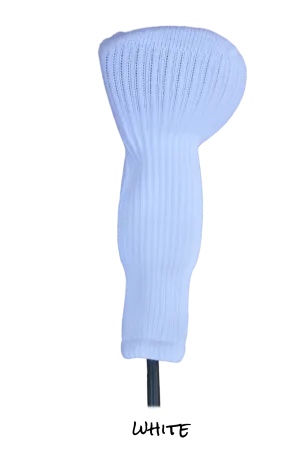 White Club Sock Golf Headcovers