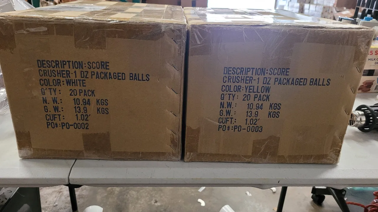 WHOLESALE - Score Crusher Golf Balls (20 Dozen white)
