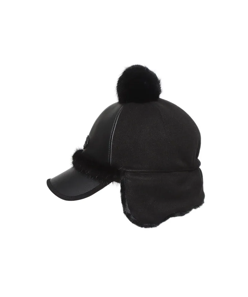 WideAngle: Co Fur Winter Cap L - Black