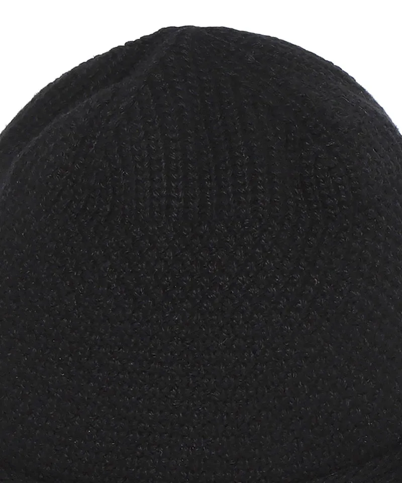 WideAngle: Co Integrated Earflap Knit Cap - Black