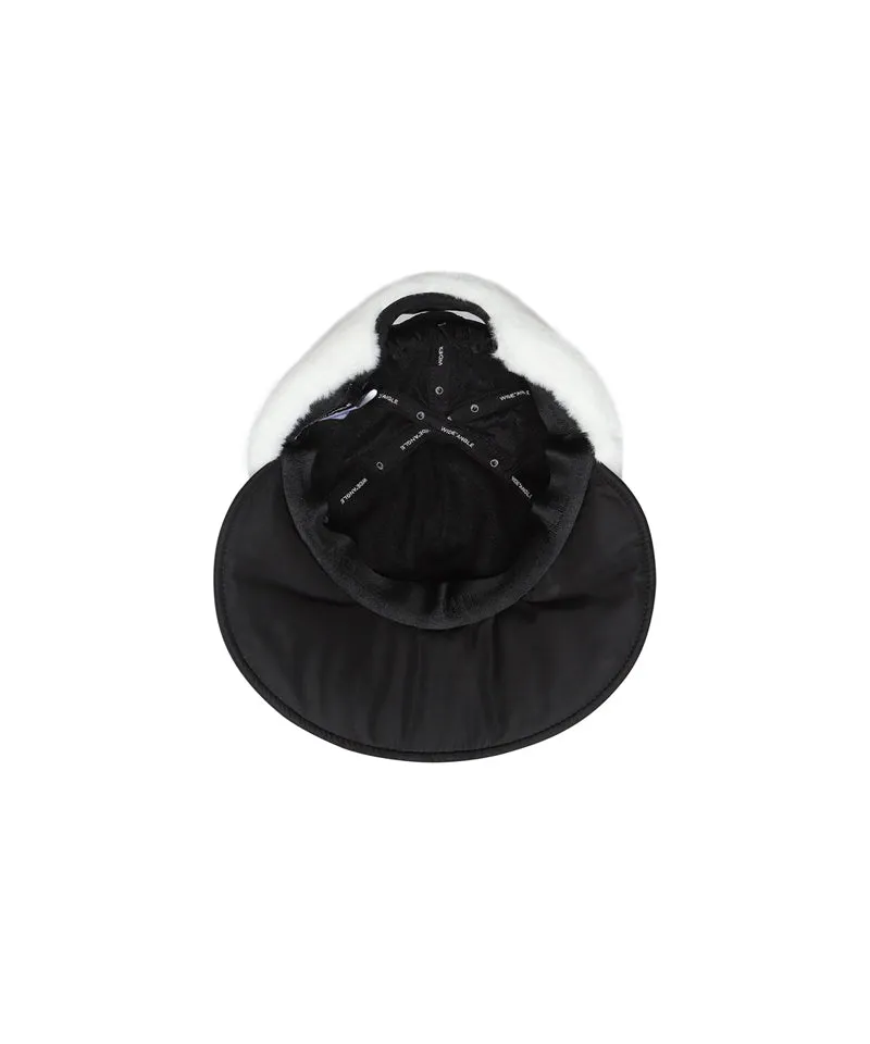 WideAngle: Co Quilted Modified Earflap Cap L - Black