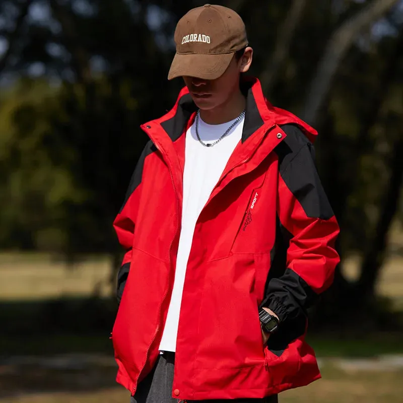 Windbreaker Hiking Jackets Women Outdoor Sports Clothes Waterproof Windproof Hiking Coat Reflective Zipper Climbing Rain