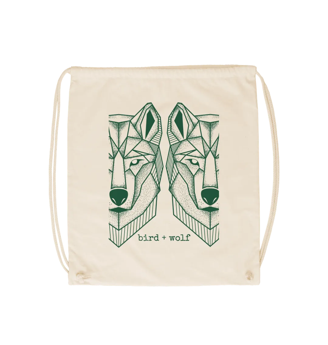 Wolf Drawstring Bag
