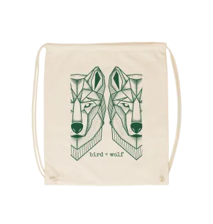 Wolf Drawstring Bag