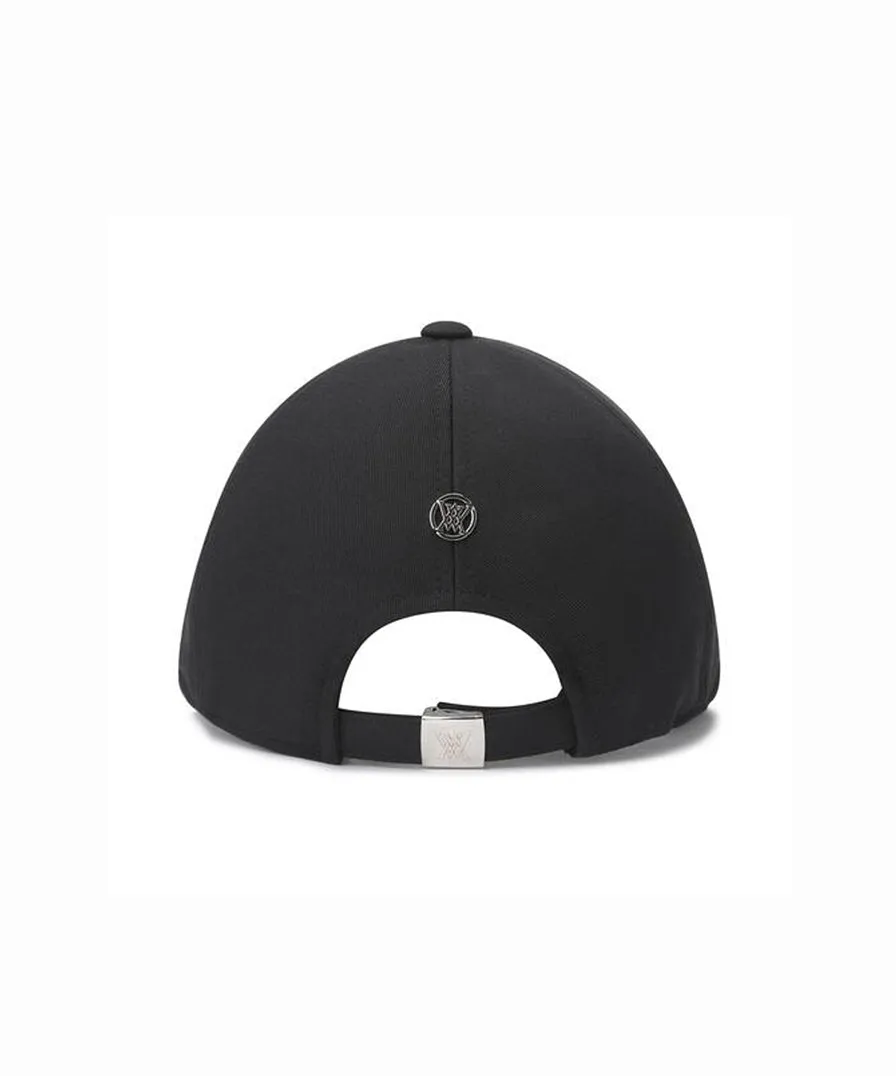 Women's Circle Point Ball Cap - Black