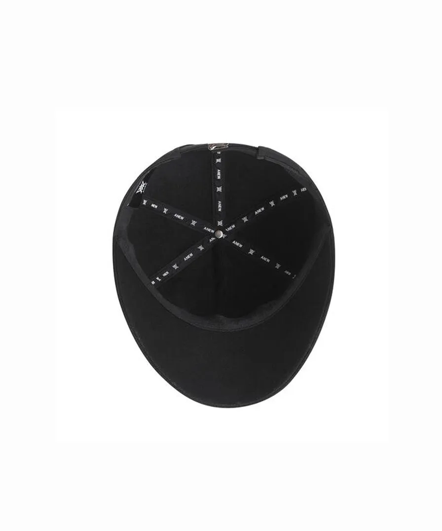 Women's Circle Point Ball Cap - Black