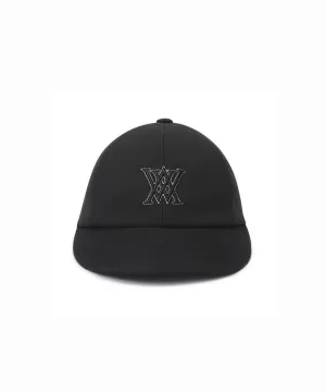 Women's Circle Point Ball Cap - Black