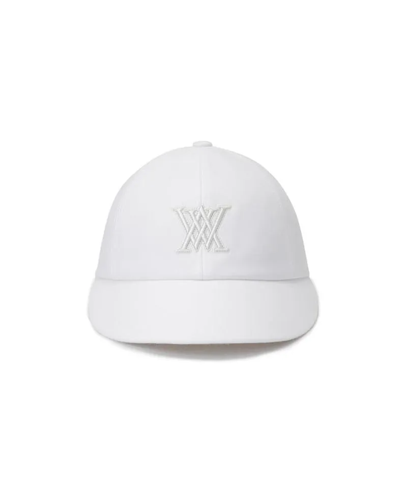 Women's Circle Point Ball Cap - White
