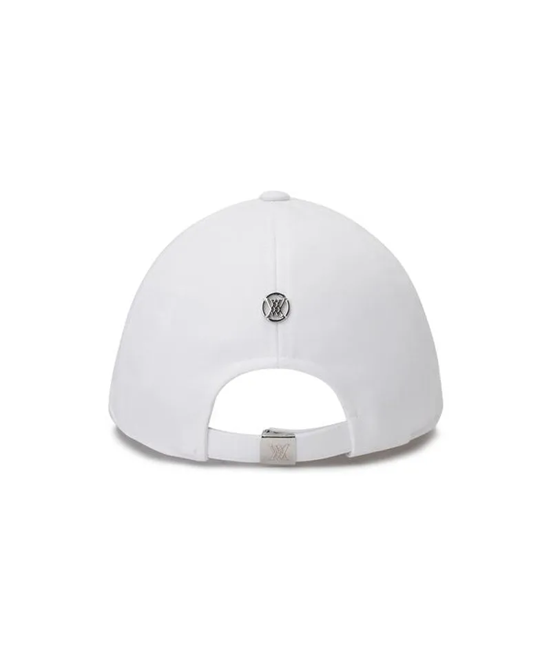Women's Circle Point Ball Cap - White