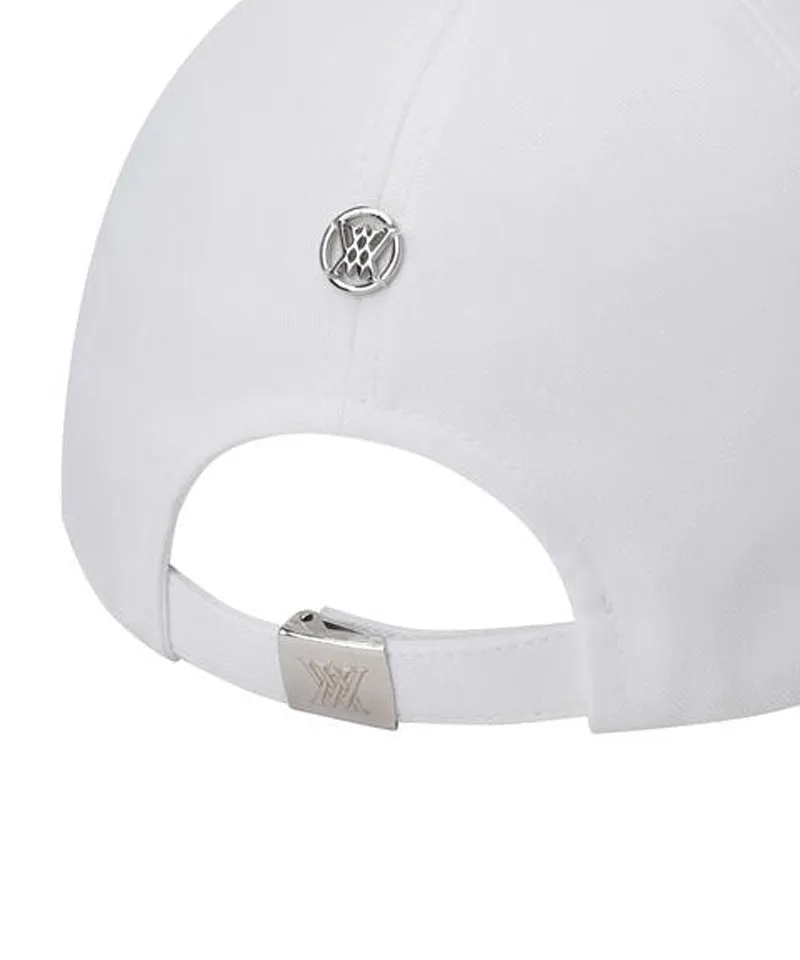 Women's Circle Point Ball Cap - White