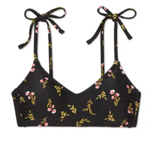 Xhilaration Women's Shoulder Tie Bralette Bikini Top