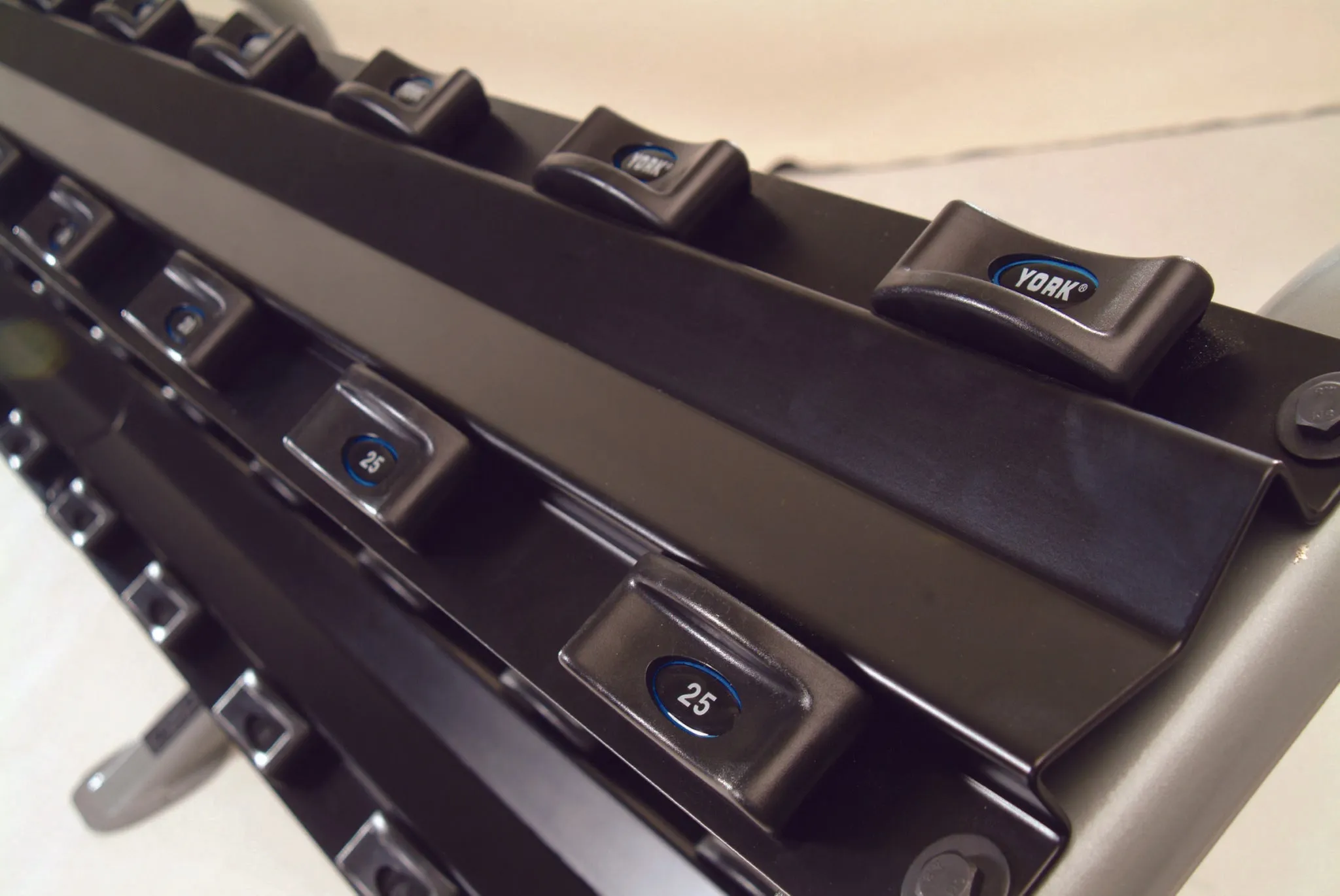 York Barbell 2 and 3 Tier ETS Dumbbell Rack for Pro-Style Dumbbells; 10 or 18 pairs
