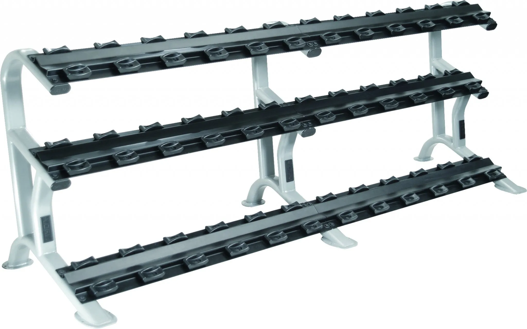 York Barbell 2 and 3 Tier ETS Dumbbell Rack for Pro-Style Dumbbells; 10 or 18 pairs