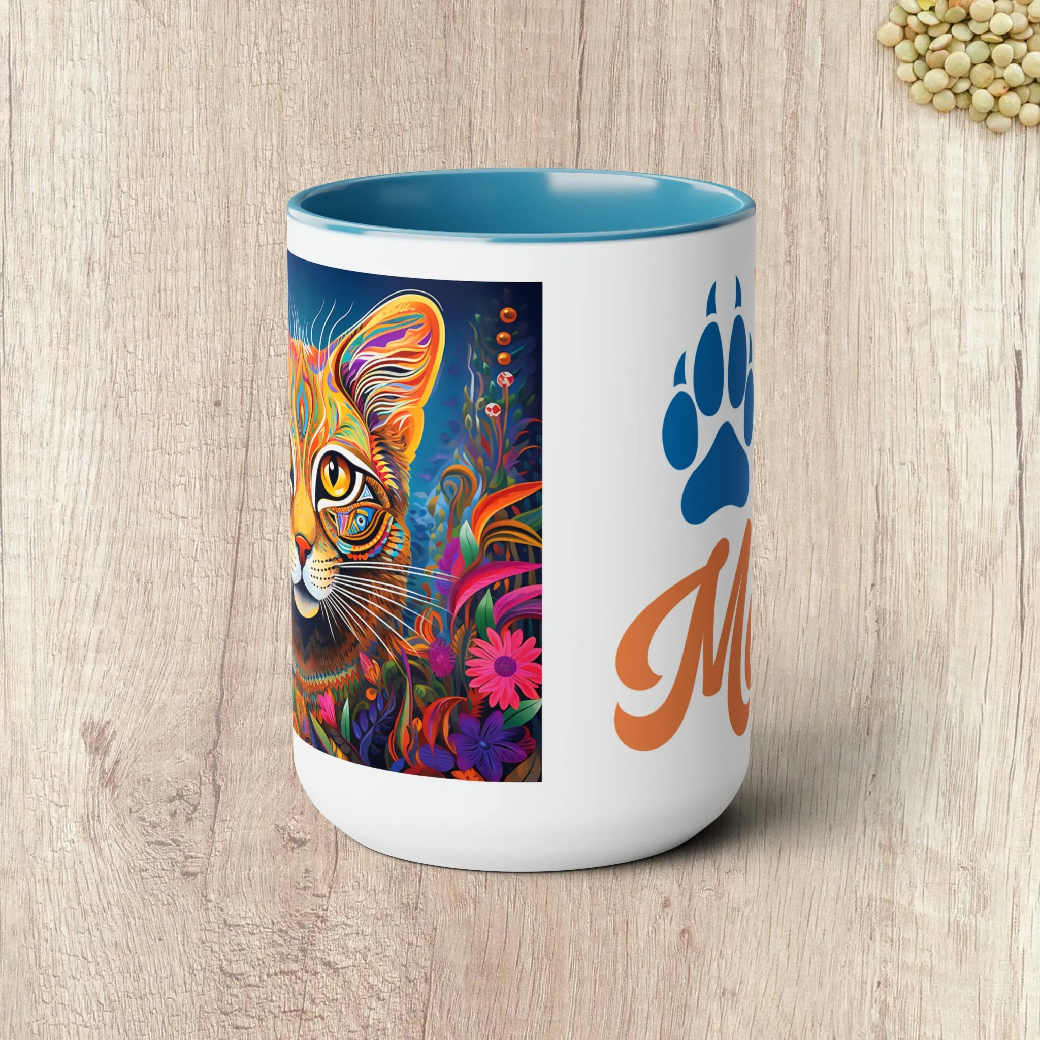 YOU HAD ME AT MEOW  - Two-Tone Coffee Mug - 15oz - 5 Color Options