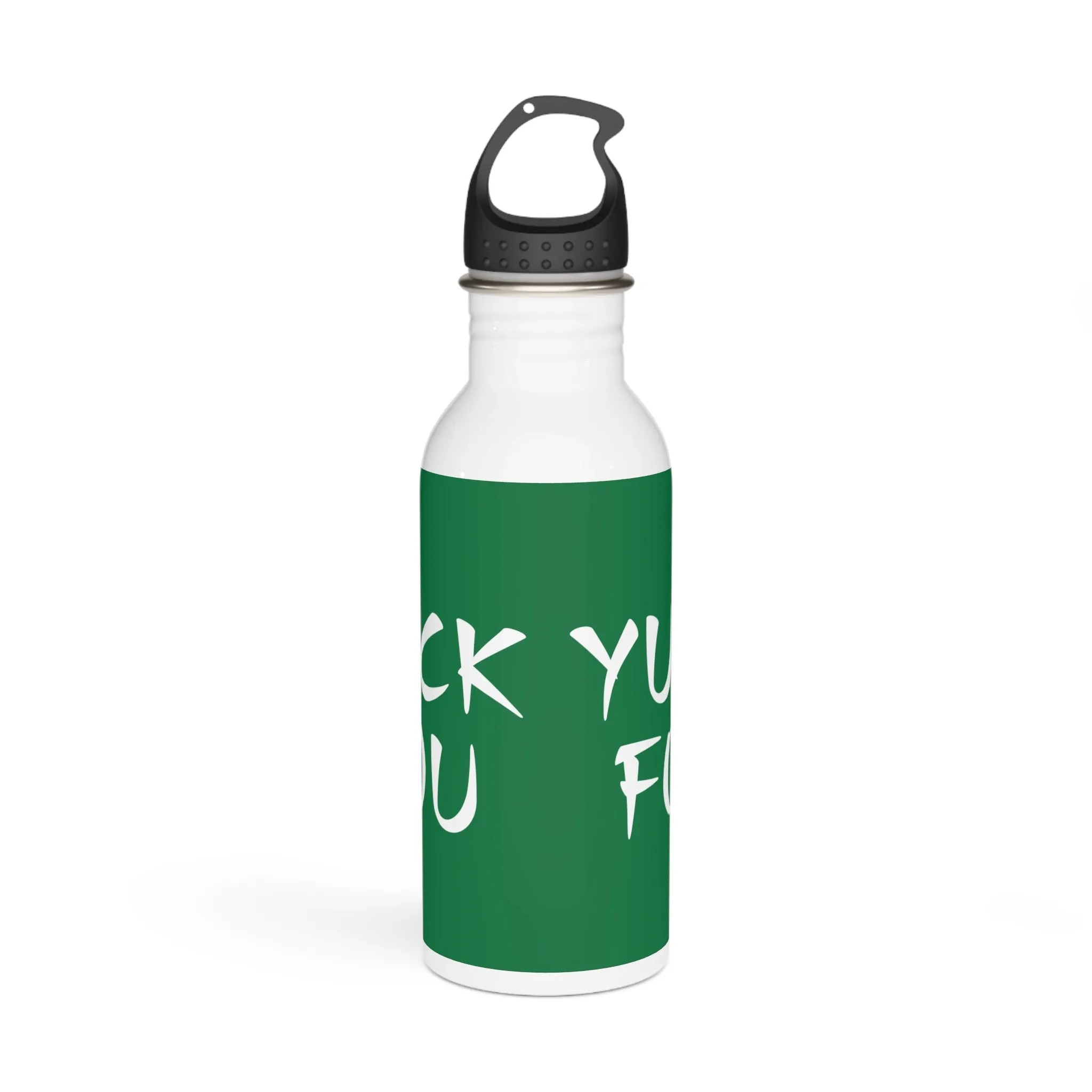Yuck Fou Stylish Stainless Steel Water Bottle - Eco-Friendly, Durable, Perfect for On-the-Go - Green