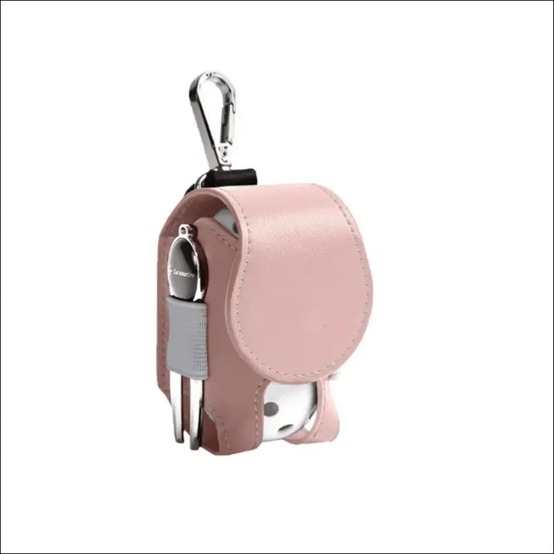 Yy high quality leather golf ball pouch bag outdoor leather golf ball pouch golf ball waist bag