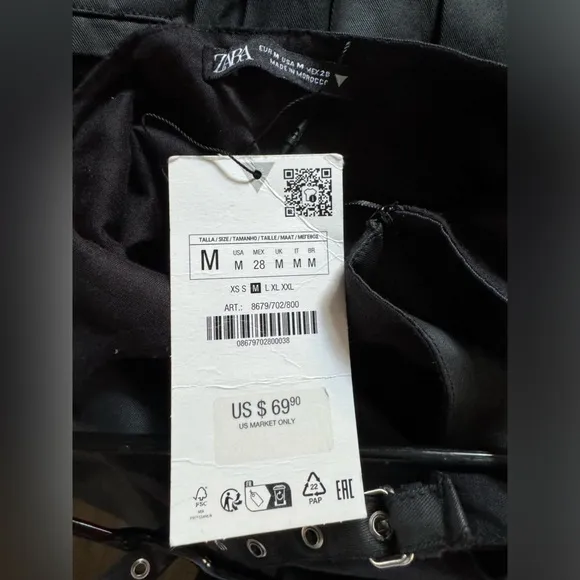 Zara NWT black Dress, Sized M