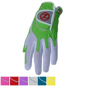Zero Friction Ladies Compression Golf Glove Red LH