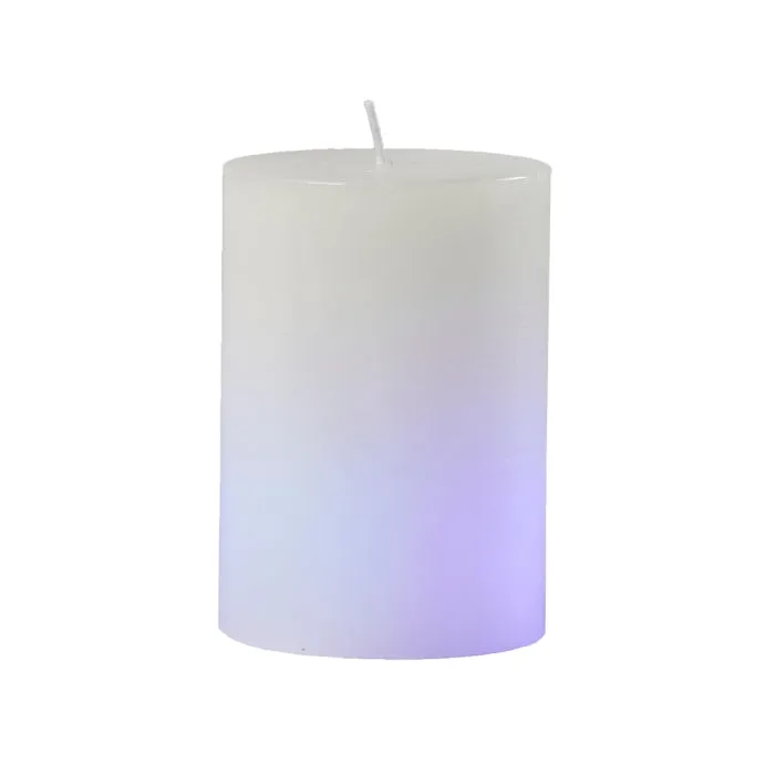 Zero in Citronella Colour Change Pillar Candle
